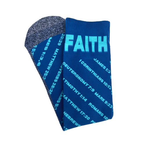 The Faith Verses - Bible Verse Crew Socks