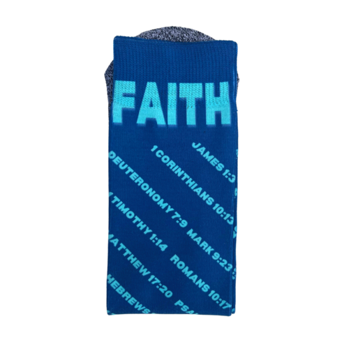 The Faith Verses - Bible Verse Crew Socks