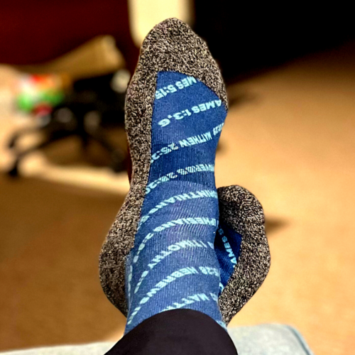 The Faith Verses - Bible Verse Crew Socks