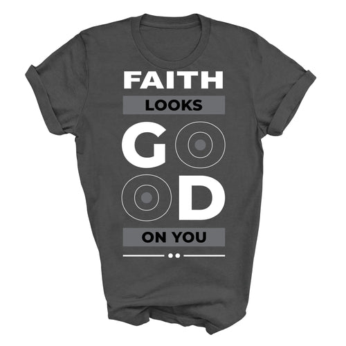 Mens Graphic T-shirt Faith Looks Good