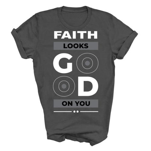 Mens Graphic T-shirt Faith Looks Good